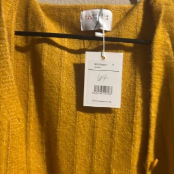 Mustard Open Cardigan Sweater - Picture 5 of 7